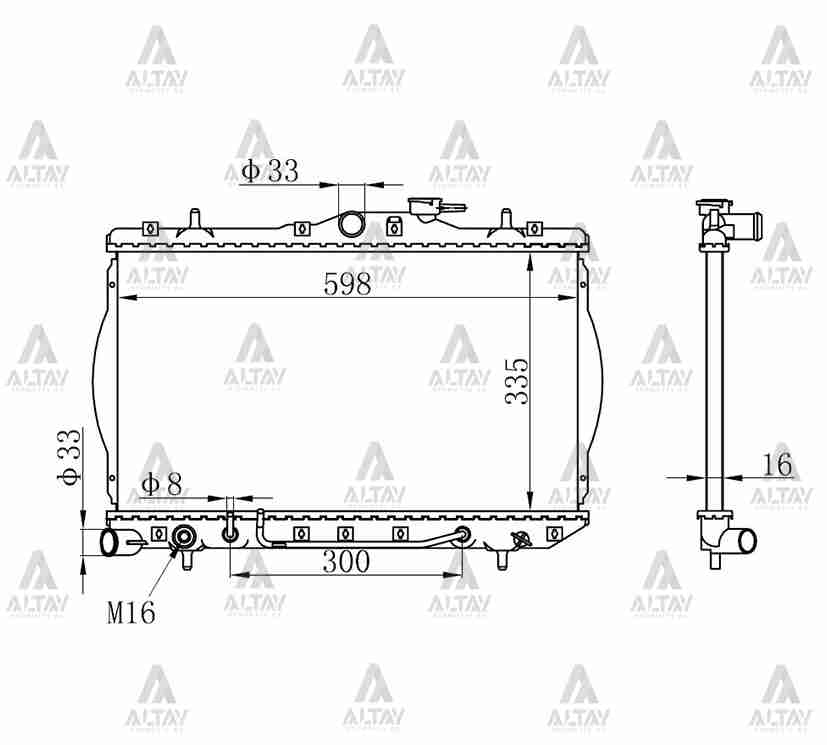 Hyundai Accent Su Radyatörü 1995-2000 Radyatör Su . Müşür Delikli A-t Brazıng OEM 25310-22050 Hyundai Accent Su Radyatörü 1995-2000 Radyatör Su . Müşür Delikli A-t Brazıng OEM 25310-22050